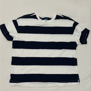 Black and White Striped T-Shirt